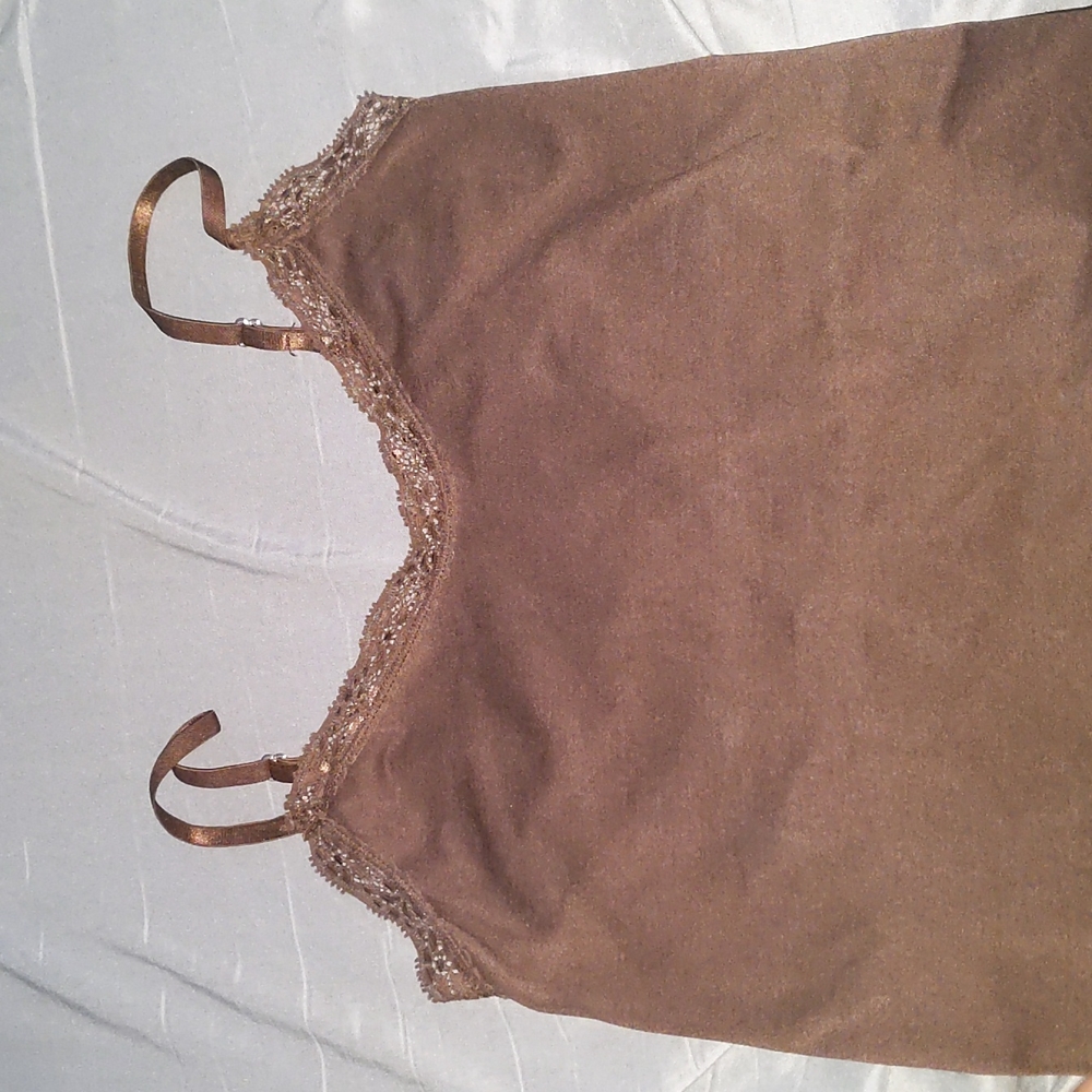 Brown tank top size S